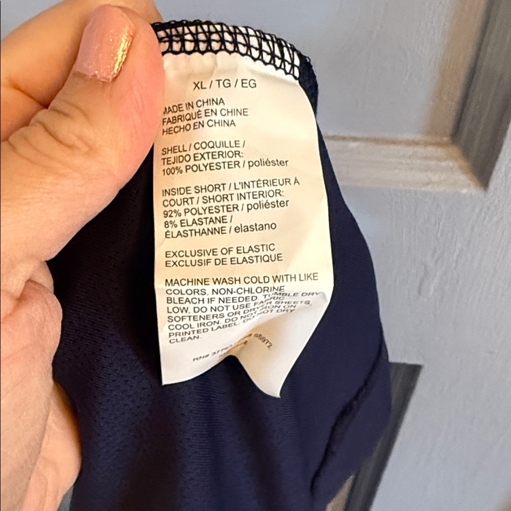 PGA Tour Navy Stretch Skort - Picture 6 of 6